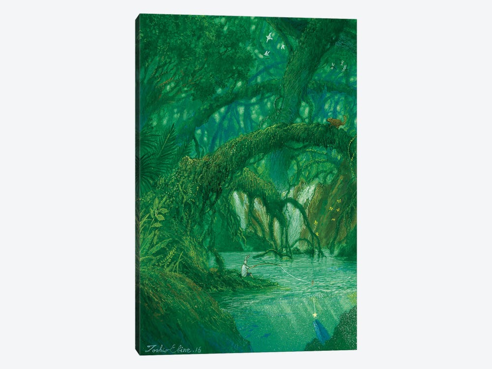 Under The Tree Bridge by Toshio Ebine 1-piece Canvas Print