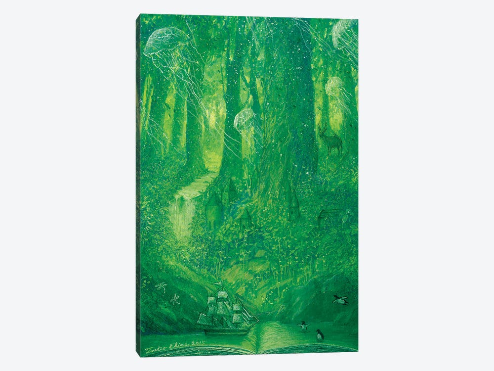 Page Of Forest by Toshio Ebine 1-piece Canvas Artwork