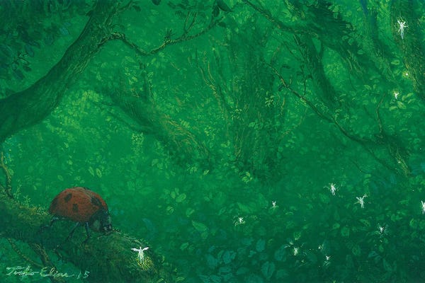 Ladybugs: They Would Welcome by Toshio Ebine