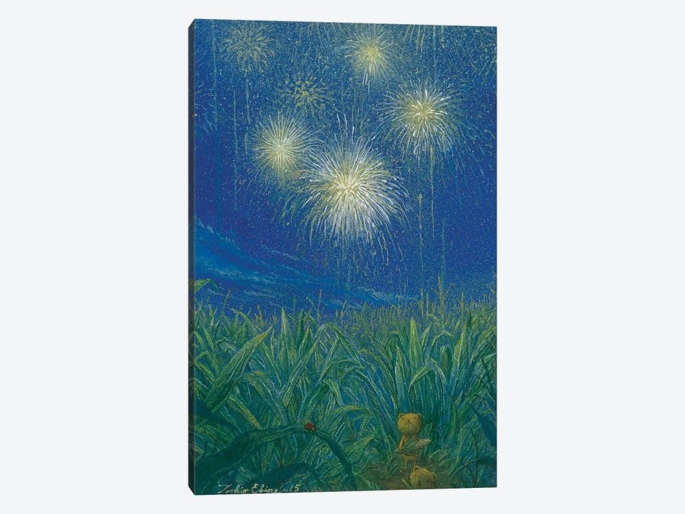 Fireworks Of Cornfield by Toshio Ebine 1-piece Canvas Artwork
