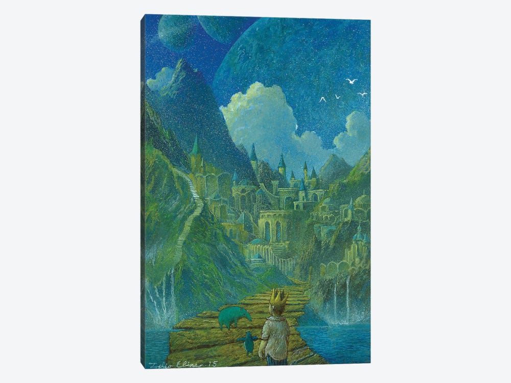 Tale Of Far Place by Toshio Ebine 1-piece Canvas Wall Art
