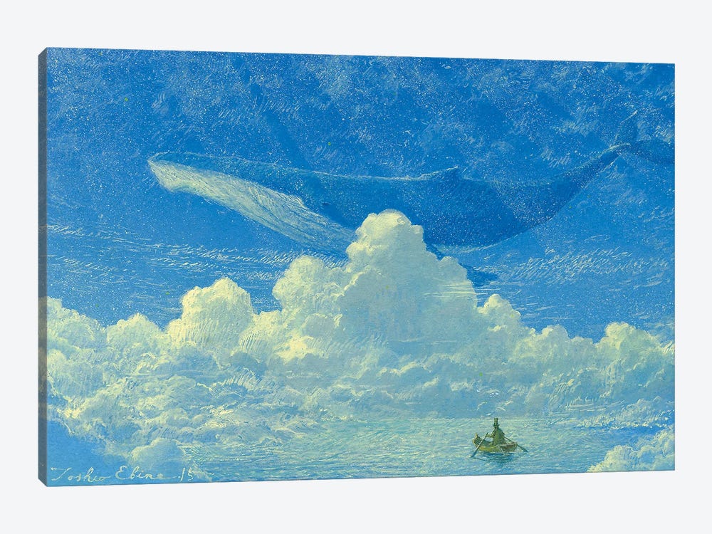 The Blue At Twilight by Toshio Ebine 1-piece Art Print