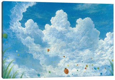Summer Midafternoon Canvas Art Print - Balloons