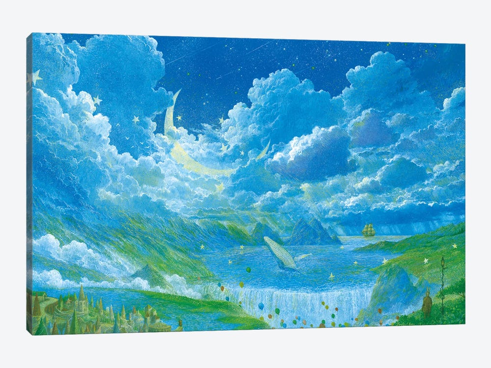 Whale Creek by Toshio Ebine 1-piece Canvas Wall Art