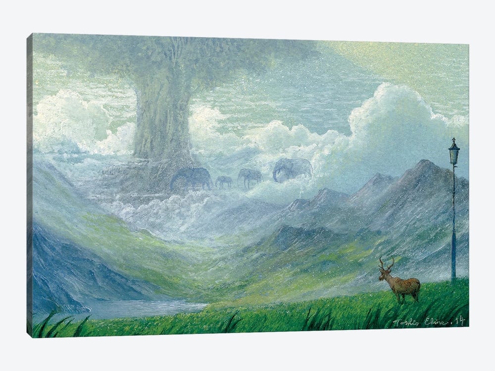 Ancient Valley by Toshio Ebine 1-piece Canvas Print