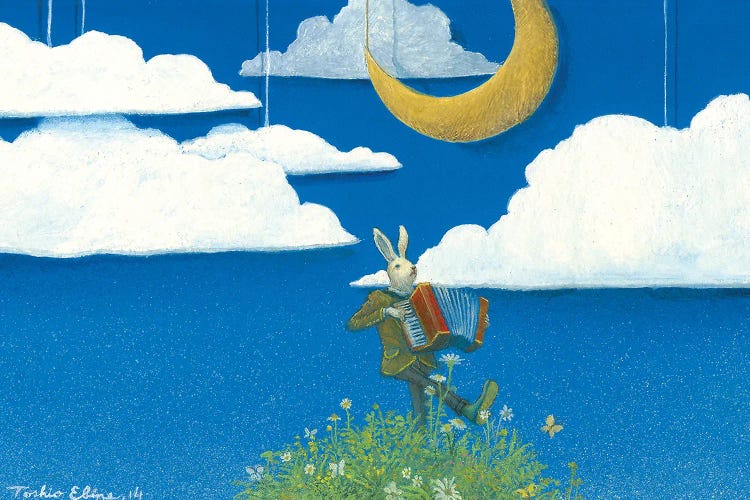 Amusing Music by Toshio Ebine wall art