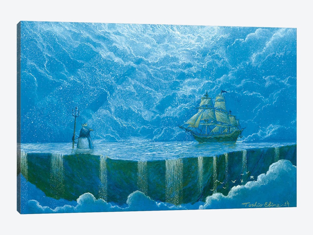 Guardian Of The Sea by Toshio Ebine 1-piece Canvas Art Print
