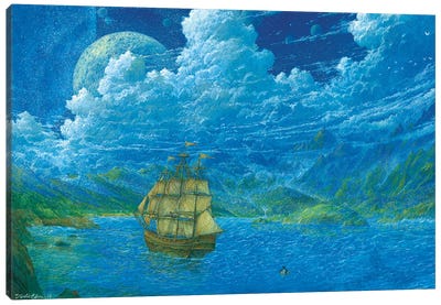 Treasure Island Canvas Art Print - Toshio Ebine