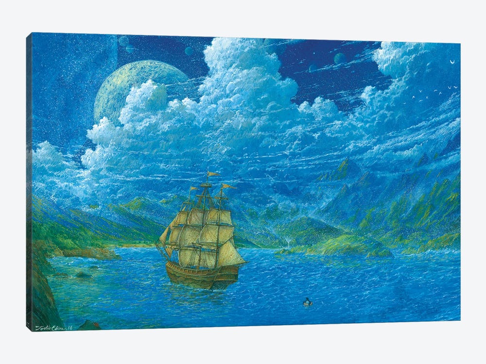 Treasure Island by Toshio Ebine 1-piece Canvas Art