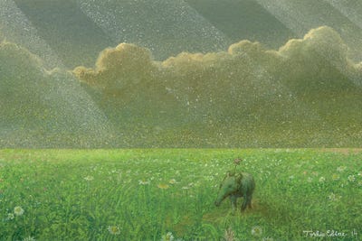 Into Somewhere Dream by Toshio Ebine art print