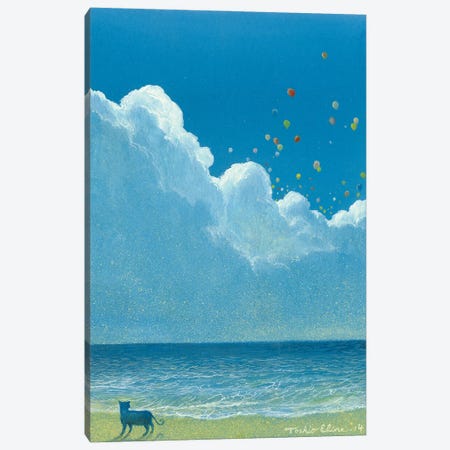 Far Beyond The Cloud Canvas Print #TSE83} by Toshio Ebine Canvas Print
