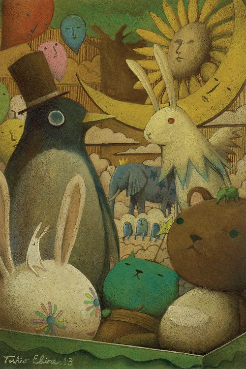 Toy Box by Toshio Ebine wall art