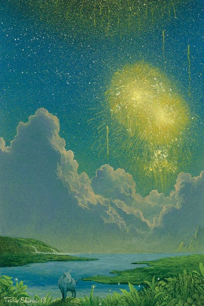 Fireworks Of Firefly Pass by Toshio Ebine acrylic art print