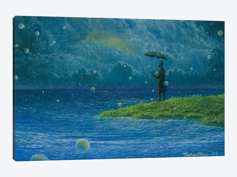 Rainbow Of Saxe-Blue Sky by Toshio Ebine 1-piece Art Print