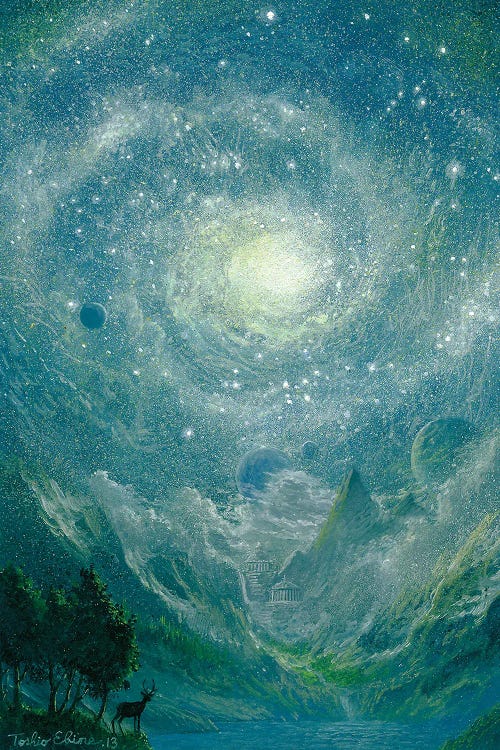 Star Gate Of The Valley by Toshio Ebine wall art