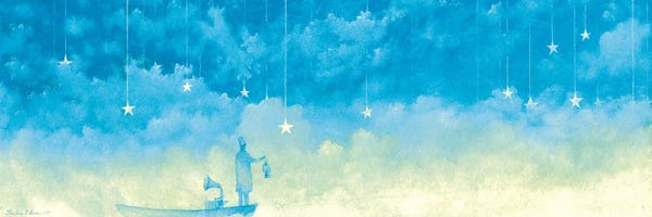 Kids Transportation Art: Another Dream In A Dream by Toshio Ebine