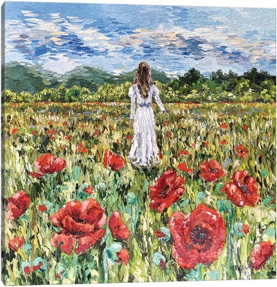 Poppy Canvas Art Print - Tanya Stefanovich