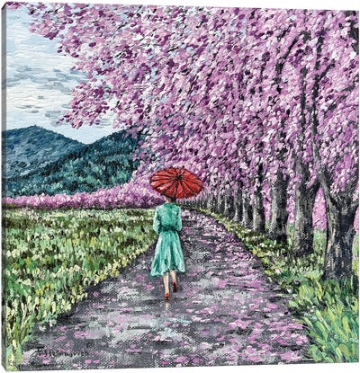 Sakura Canvas Art Print - Tanya Stefanovich