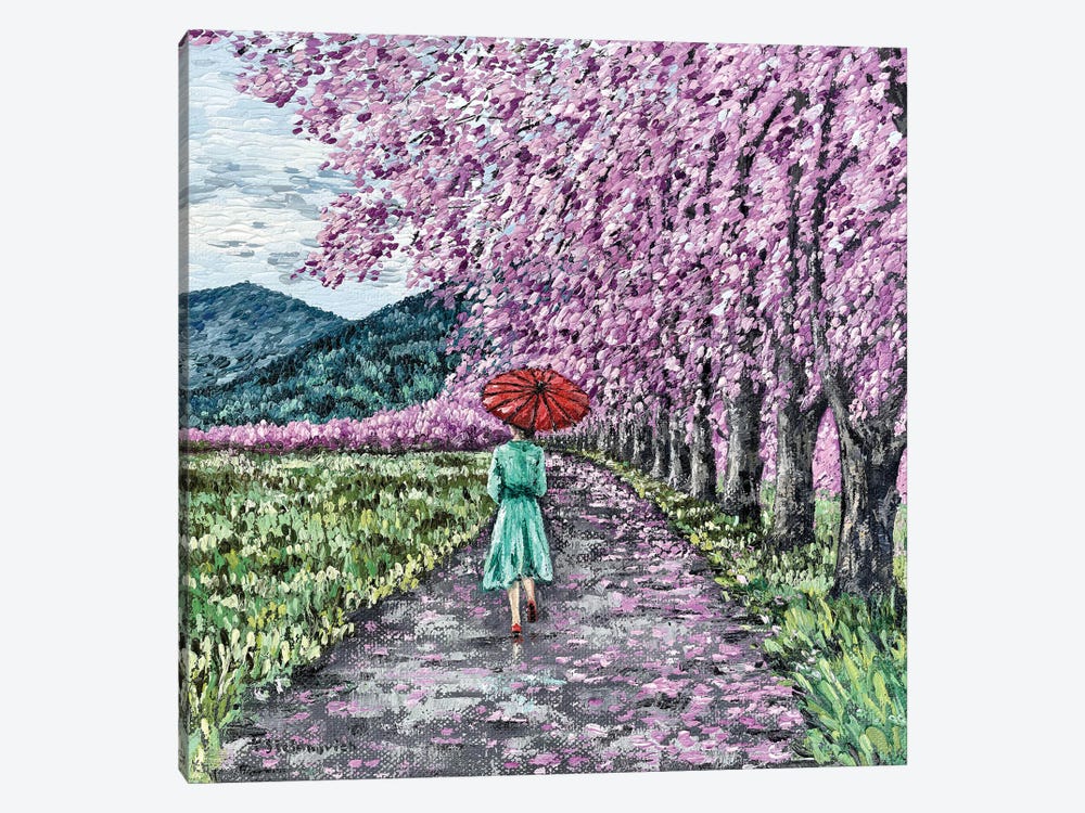 Sakura by Tanya Stefanovich 1-piece Canvas Artwork