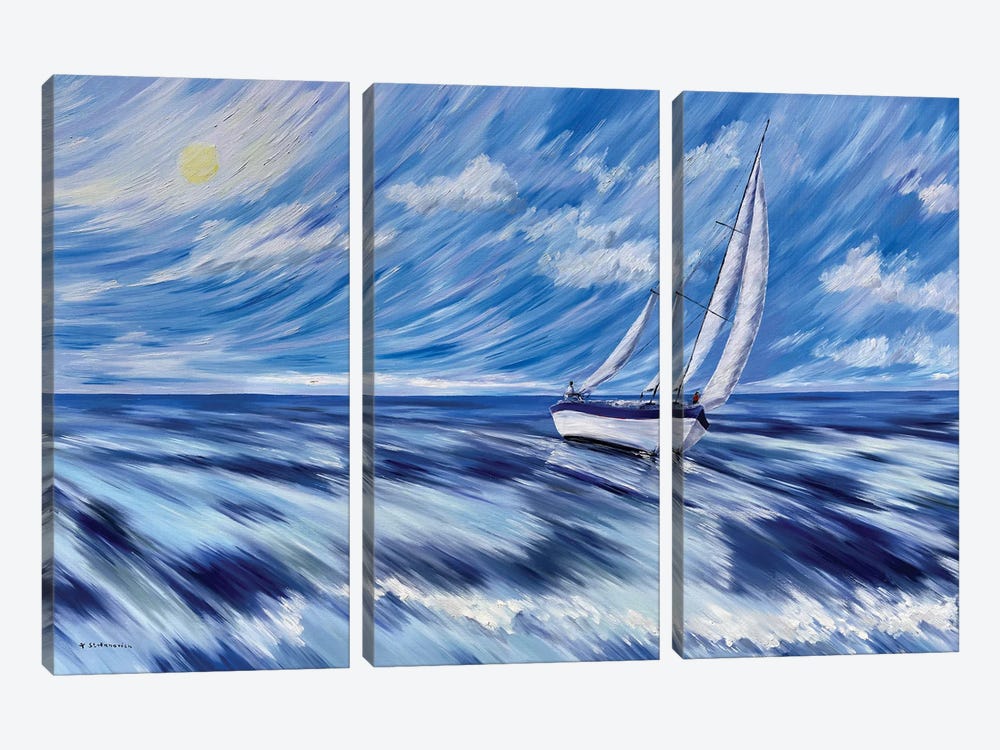 Follow The Wind by Tanya Stefanovich 3-piece Canvas Wall Art