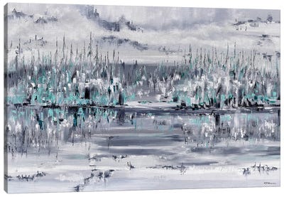 Rainy Forest Canvas Art Print
