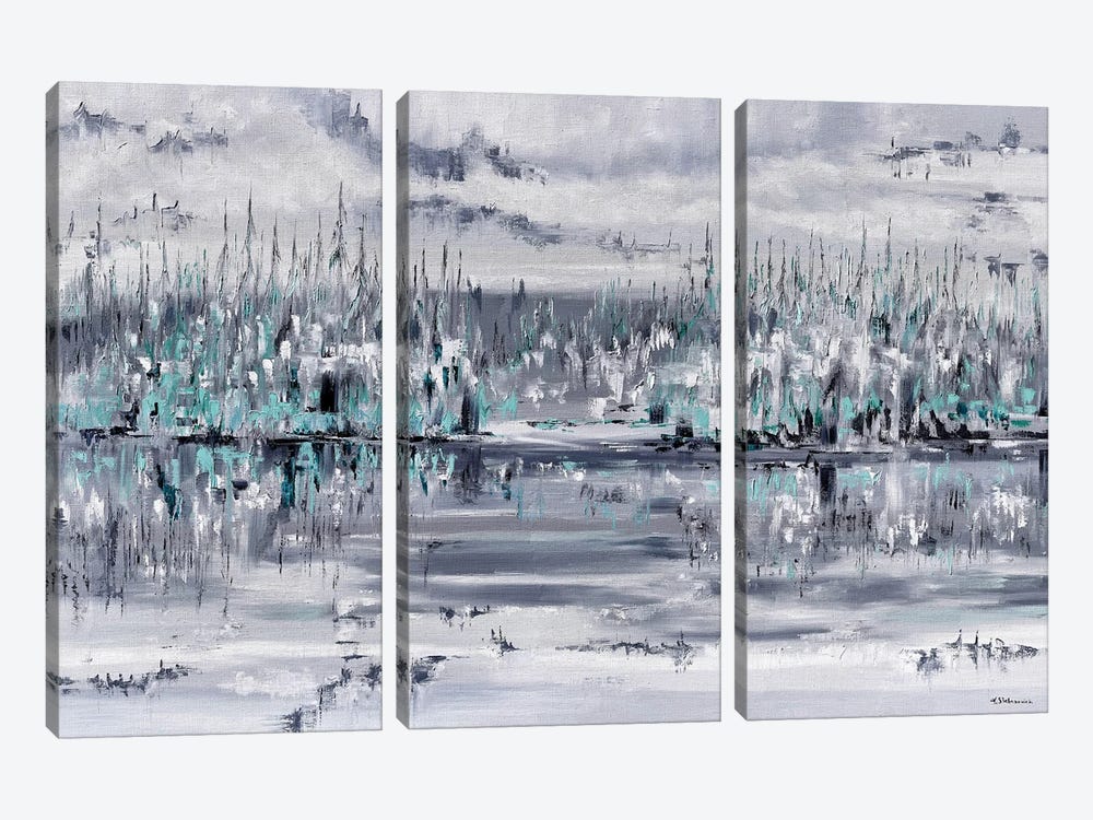 Rainy Forest by Tanya Stefanovich 3-piece Canvas Print