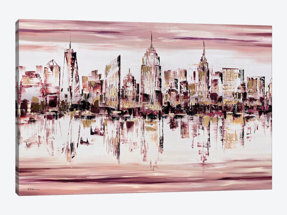 New York by Tanya Stefanovich 1-piece Canvas Print