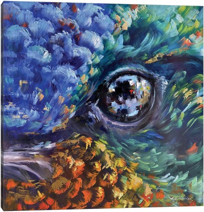 Hummingbird IV Canvas Art Print - The Art of the Feather