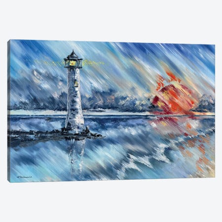 Lighthouse Canvas Print #TSF38} by Tanya Stefanovich Canvas Print
