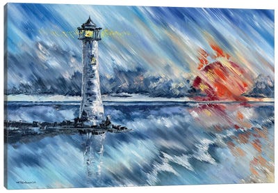 Lighthouse Canvas Art Print - Tanya Stefanovich