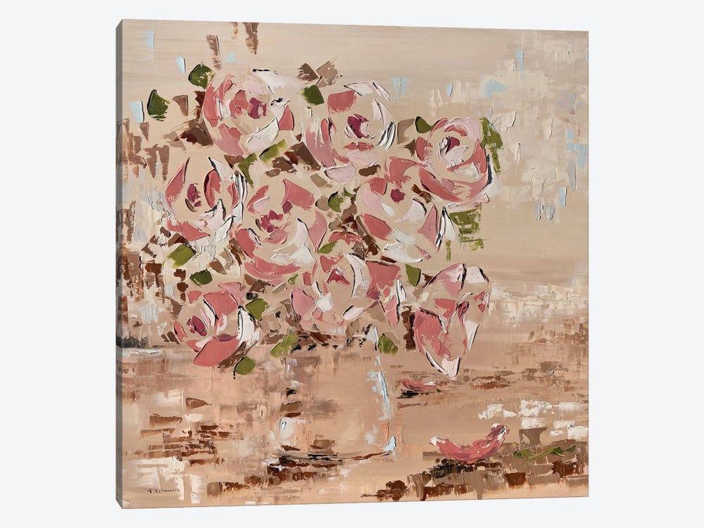 Roses by Tanya Stefanovich 1-piece Canvas Art