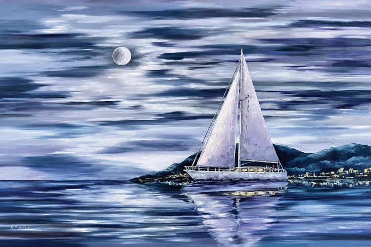 Moon Sailboat