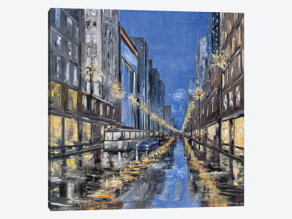 Wet Evening by Tanya Stefanovich 1-piece Canvas Print