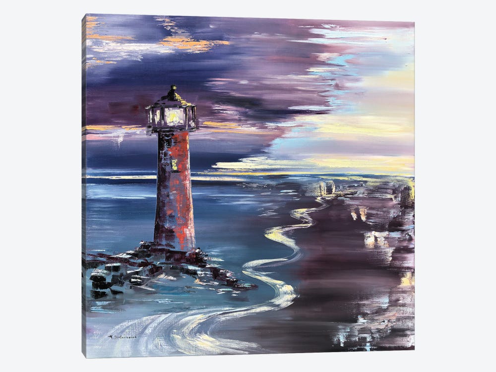 Lighthouse II by Tanya Stefanovich 1-piece Canvas Print