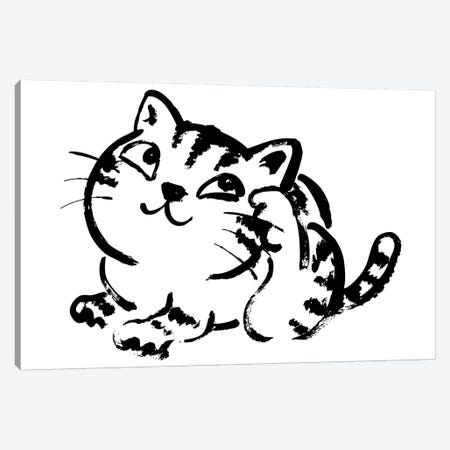 Sketch Of Cat Scratches Canvas Print #TSG128} by Toru Sanogawa Canvas Art
