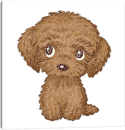 Toy-Poodle Canvas Art Print - Poodle Art
