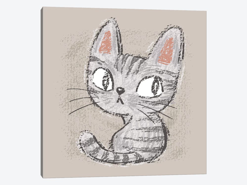 American Shorthair Kitten by Toru Sanogawa 1-piece Canvas Art