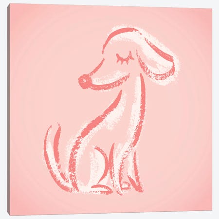 Dog Gentle Canvas Print #TSG47} by Toru Sanogawa Canvas Art