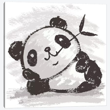 Panda That Is Relaxing Canvas Print #TSG83} by Toru Sanogawa Canvas Art Print