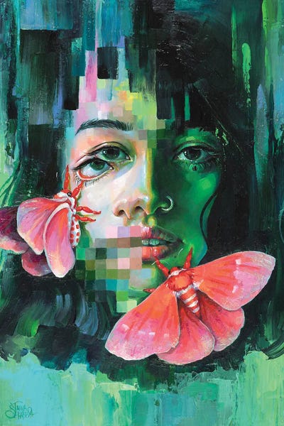 Chroma Key by Eva Gamayun canvas print