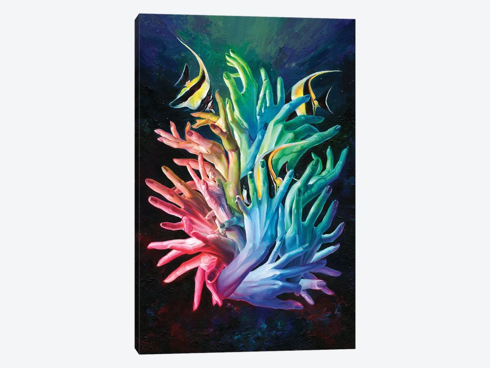 Ontology of Touch by Eva Gamayun 1-piece Canvas Art Print