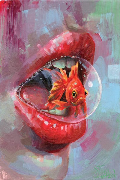 Inner Fish by Eva Gamayun canvas print