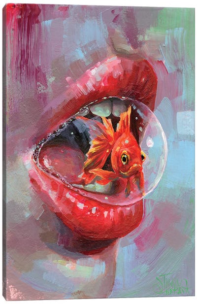 Inner Fish Canvas Art Print - Eva Gamayun