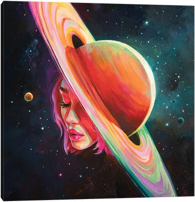 Dizzy Dream Canvas Art Print - Space Fiction Art