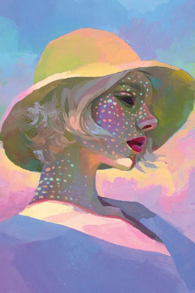 Sunbeam by Eva Gamayun framed canvas print