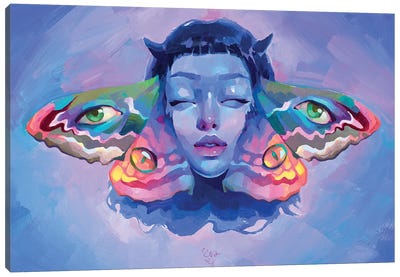 Swirling Sensation Canvas Wall Art by Eva Gamayun