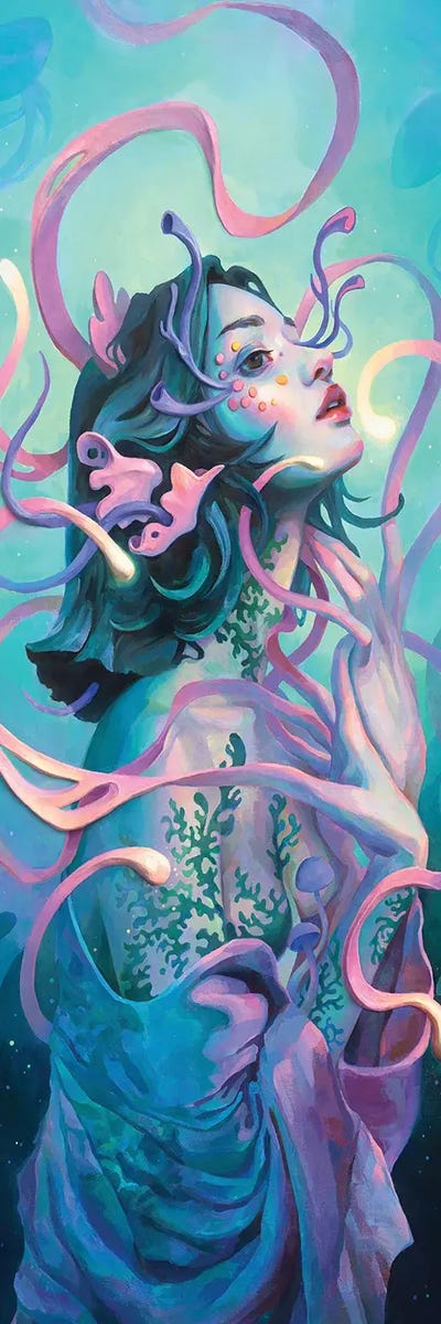 Psyche Fusion by Eva Gamayun multi panel art