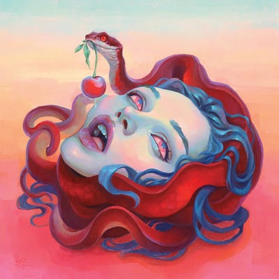 Crimson Soma by Eva Gamayun art print