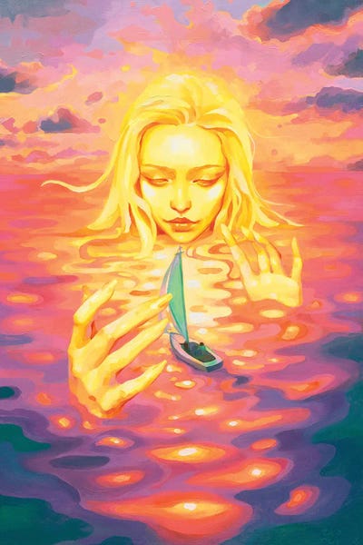 Morgan Le Fay by Eva Gamayun multi panel art