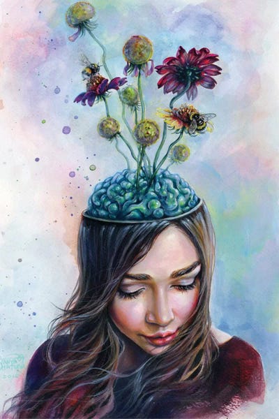 Pollination by Tanya Shatseva framed wall art